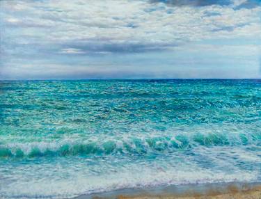 Original Impressionism Seascape Painting by Anastasia Woron 