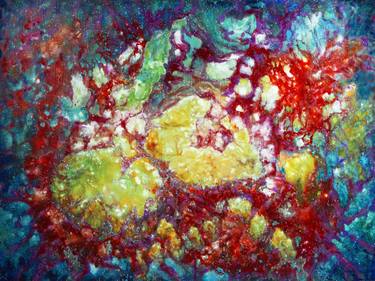Original Abstract Outer Space Paintings by Anastasia Woron 