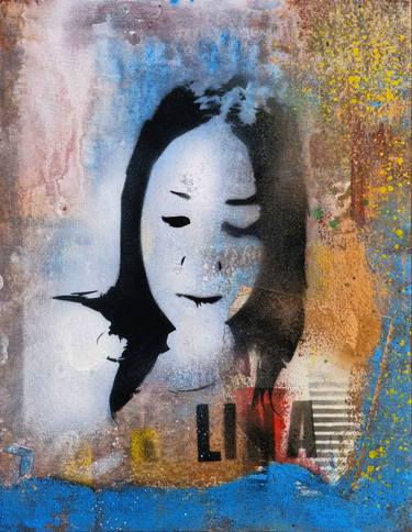 Original Street Art Graffiti Mixed Media by Yane Shaharuddin