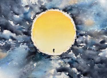 Original Conceptual Love Painting by Richard Bradshaw