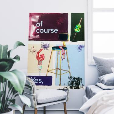 Original Abstract Cuisine Paintings by Gusté  Design