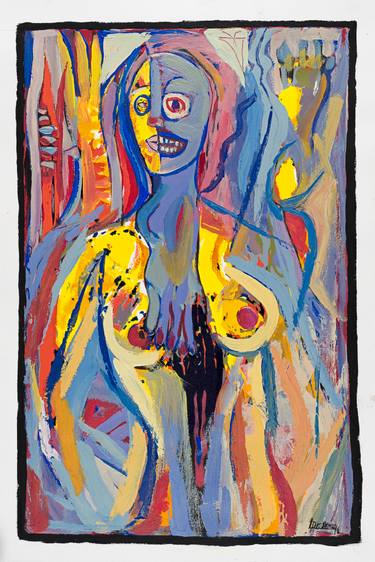 Original Abstract Expressionism Abstract Paintings by Larissa Oxman