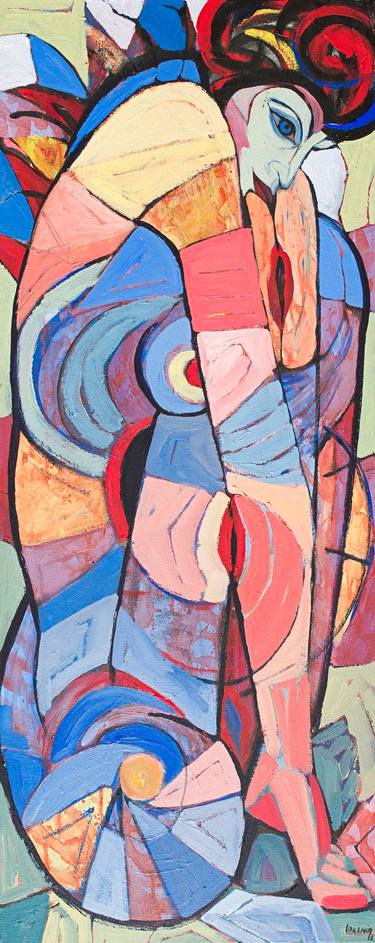 Original Abstract Expressionism Abstract Paintings by Larissa Oxman