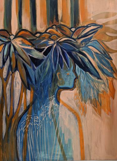 Original Abstract Expressionism Garden Paintings by Jasmine Mills