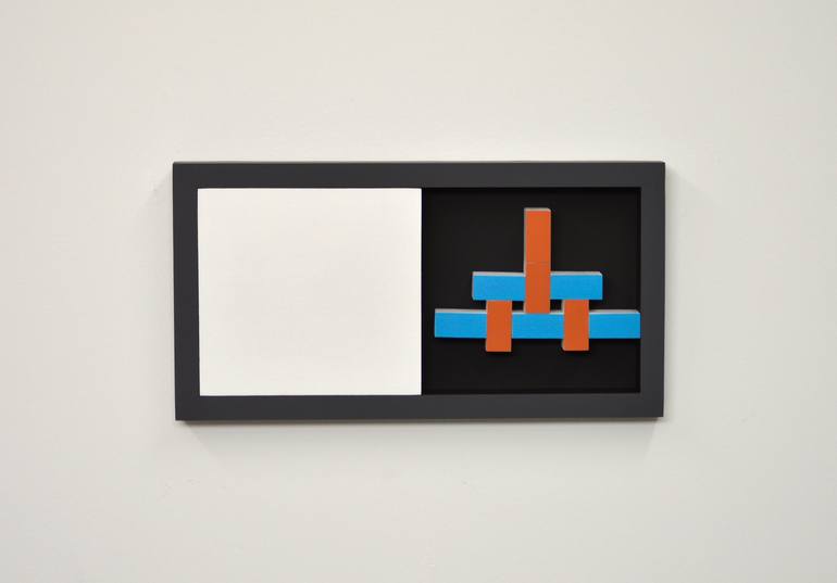 Original Abstract Geometric Sculpture by Manuel Izquierdo