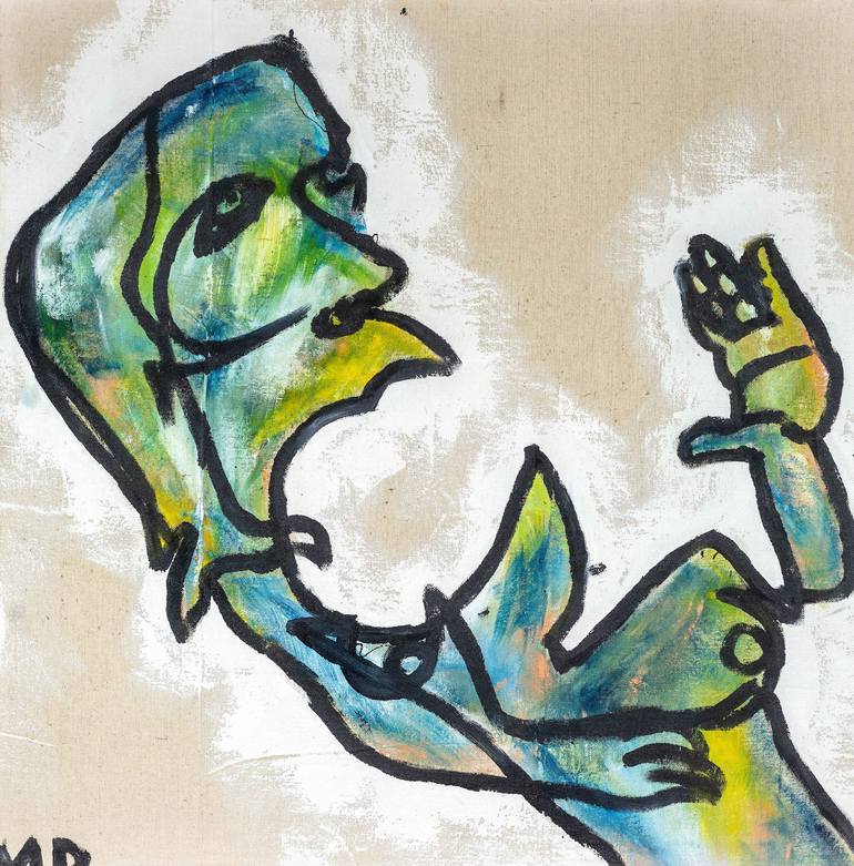Woman Painting by Matthew Rentz | Saatchi Art