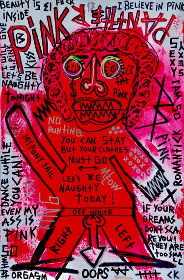 Original Abstract Portrait Paintings by Cankut Kalyoncu