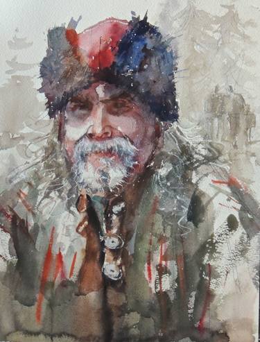 Original Impressionism Men Painting by Diann Benoit Jameyfield