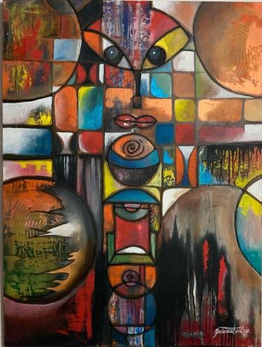 Original Abstract Painting by Peter Oye