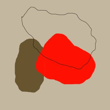 Original Abstract Expressionism Home Digital by Vafa Majidli