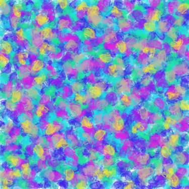 Original Abstract Expressionism Garden Digital by Vafa Majidli