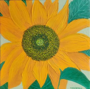 Original Color Field Painting Garden Printmaking by Vafa Majidli