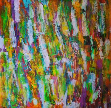 Original Abstract Expressionism Travel Paintings by Vafa Majidli