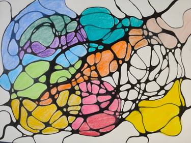 Original Abstract Expressionism Science/Technology Digital by Vafa Majidli