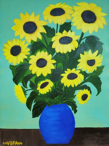 Original Realism Floral Paintings by Vafa Majidli