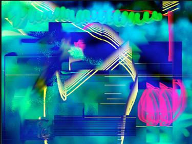 Original Contemporary Abstract Digital by Andy Mccafferty