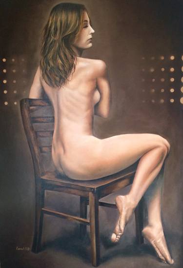 Original Figurative Patterns Paintings by Rommel Rivadeneira