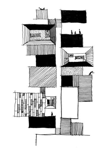 Original Conceptual Architecture Drawing by Namman Shroff