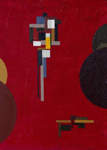 Original Impressionism Geometric Printmaking by Anders Hingel