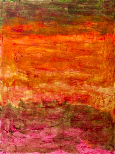 Original Abstract Expressionism Abstract Printmaking by Anders Hingel
