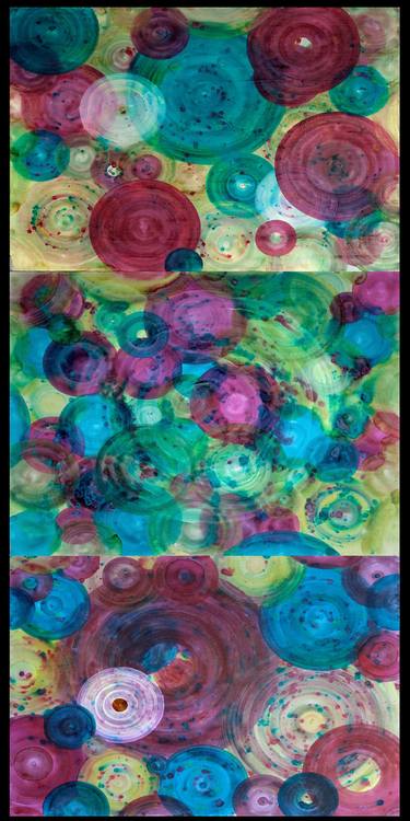 Original Art Deco Abstract Printmaking by Anders Hingel