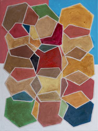 Original Cubism Abstract Printmaking by Anders Hingel