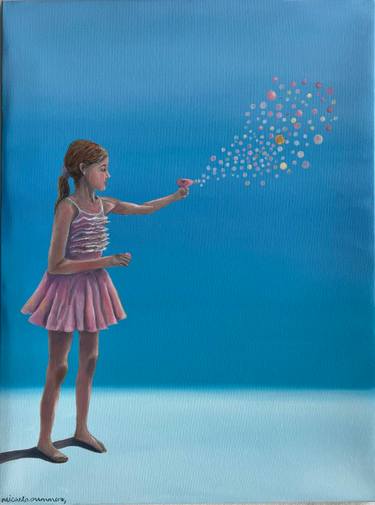 Original Conceptual Children Paintings by Micaela Summers