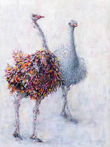 Original Figurative Animal Painting by Carmen De Bruijn