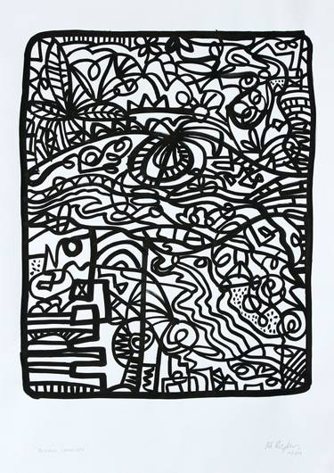 Original Minimalism Abstract Painting by Samuel Howard Stephens