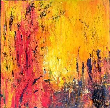 Print of Abstract Expressionism Light Paintings by Maggie Romanovici