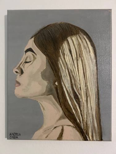 Original Portraiture People Painting by Andrea Onida