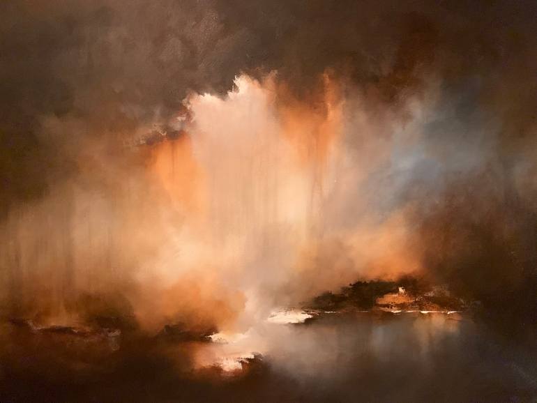Original Abstract Expressionism Abstract Paintings by Nina Enger