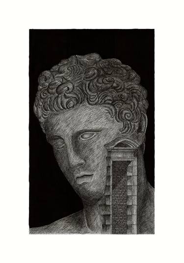 Original Symbolism Classical Mythology Drawings by Angelo Gueli