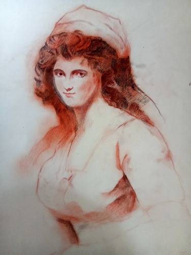 Original Fine Art Portrait Drawings by Supratim Ghosh