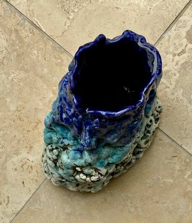 Original Expressionism Seascape Sculpture by Doris White