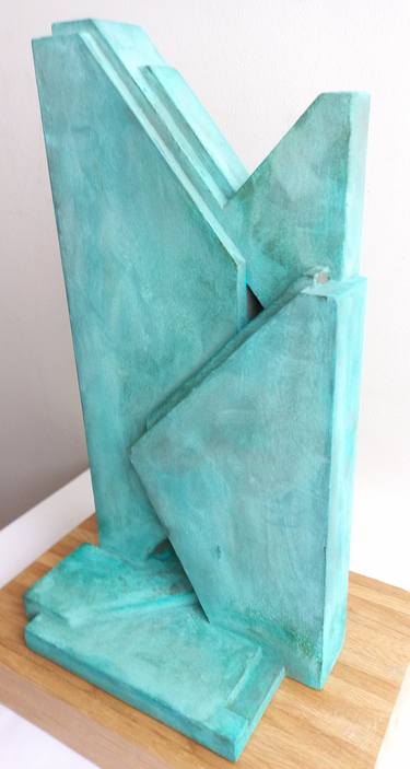 Original Geometric Abstract Sculpture by Pablo Perez-Urruti De Sala