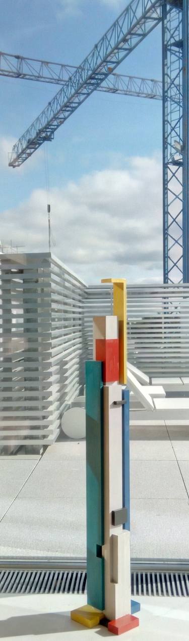 Original Abstract Architecture Sculpture by Pablo Perez-Urruti De Sala
