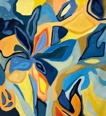 Original Abstract Expressionism Abstract Painting by Ane Gomez