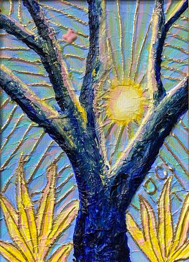 Original Abstract Expressionism Nature Mixed Media by Tiphanie Canada