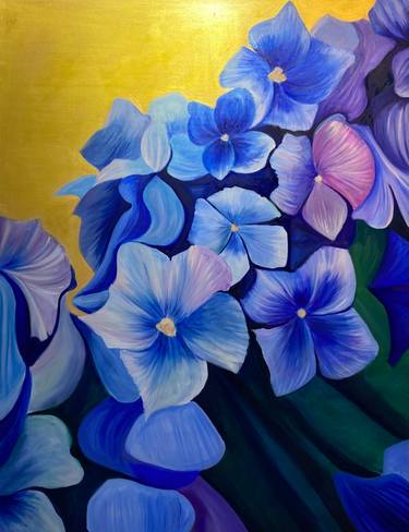 Original Abstract Nature Painting by Yi-Chiao Chen