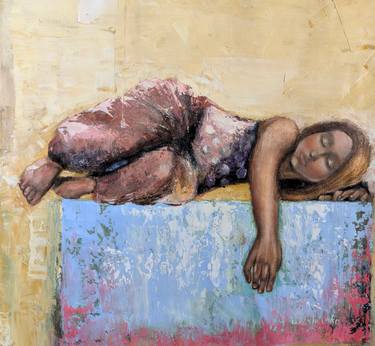 Original Contemporary Children Painting by Sveta Makarenko