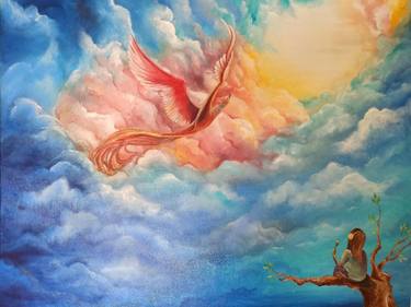 Original Conceptual Classical mythology Paintings by Sveta Makarenko