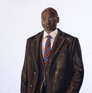 Original Figurative Portrait Painting by Switzin Twikirize