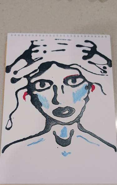 Original Contemporary Abstract Drawing by Isabel Moreno