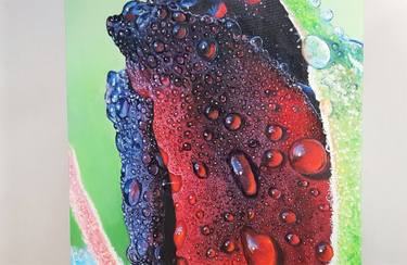 Original Fine Art Garden Paintings by Mantas Naulickas