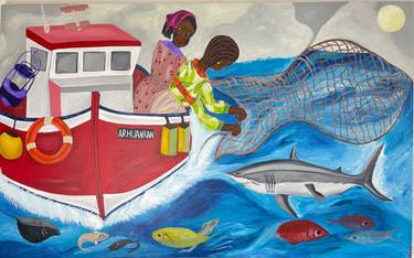 Original Contemporary Women Paintings by Sophia Oshodin