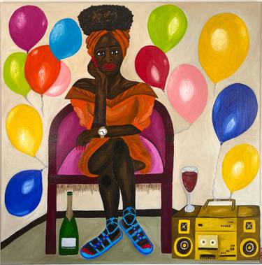 Original Contemporary Abstract Paintings by Sophia Oshodin