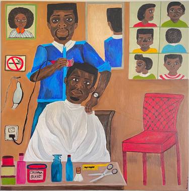 Original Modern People Paintings by Sophia Oshodin