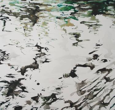 Original Abstract Water Paintings by Andi Theokle