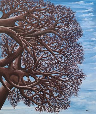 Original Conceptual Tree Paintings by Karis Kim